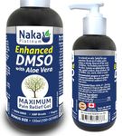 130ml Naka Platinum Enhanced DMSO with Aloe Vera, MAXIMUM Pain Relief Gel, Made in Canada(130ml)