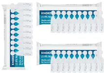 KNOXZY Isotonic Saline Solution 0.9% - Sodium Chloride NaCl - Inhalation Saline Solution for Humidifying The Airways – 20 X 2.5 ml Unit Dose Vials, Pharmaceutical Grade (Isotonic - 30 Vials)