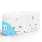 Smart Plug GNCC WiFi Plugs Works with Google Home Smart Socket Wireless Remote Control Timer Smart WiFi Outlet Without Energy Monitoring, 2.4Ghz Only, 13A 3120W, 2 Pack