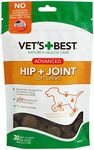 Vet's Best Hip & Joint Soft Chew Dog Supplements | Formulated with Glucosamine and Chondroitin to Support Dog Joint and Cartilage Health | 30 Day Supply