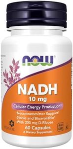 NOW NADH 10 mg,60 Veg Capsules