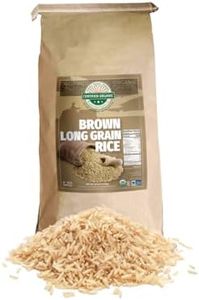 Mountain High Organics - 25 lb Bag, Certified Organic Brown Long Grain Rice, Non GMO, Vegan, Bulk Dried Brown Long Grain Rice, Plant Based Protein and Fiber