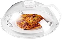 Cymax Microwave Cover with Handle,Microwave Splatter Cover for Food,Microwave Plate Cover Microwave Splatter Guard,Anti-Splatter with Steam Vents Keeps Microwave Oven Clean