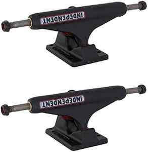Independent Truck Company Skateboard Truck Stage II Bar Skate Truck Flat Black, 159 8.75", Set of 2