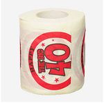 Forum Novelties 72105 40 Birthday Toilet Paper, Red, One Size