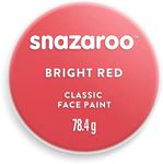 Snazaroo 75 ml Pot Body and Face Paint (Bright Red)