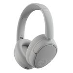 JLab JBuds LUX ANC Smart Active Noise Cancelling Headphones - Over Ear Wireless Headphones with Microphone, 70+ H Playtime Foldable Bluetooth Earphones, Multipoint & Customisable Sound, Cloud White