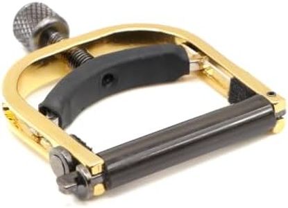 Paige Banjo Capo, Gold Nickel Finish