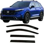 2023-2025 Tape-On Side Window Visor Deflector for Honda CR-V LX EX EX-L Sport Hybrid Sport Touring Smoke Tinted Rain Guards CRV 2024