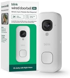 Introducing Blink Wired Doorbell 2K+ — Head-to-Toe 2K video doorbell, continuous hardwired power, pair with Alexa or Blink Chime (sold separately) required for in-home alerts