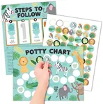 Safari Sticker Chart For Kids Potty