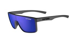 Tifosi Sanctum Sunglasses, Ideal For Cycling, Golf, Hiking, Running, Tennis & Pickleball, Lifestyle, Matte Gunmetal (Cobalt Blue Mirror)