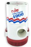 Rule 56S Marine Rule 4000 Automatic Bilge Pump (12-Volt), White/Red