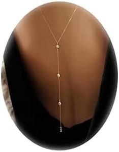 HUASAI Backdrop Necklace for Women