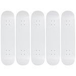 Moose 8.25" Blank Skateboard Deck Dipped White 7-Ply Canadian Maple