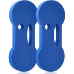 Lewtemi 2 Packs Water Exercise Discs Hand Held Water Weight Exercise Equipment Pool Exercise Equipment for Adults Water Aerobics Resistance Training, Blue