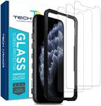 Tech Armor Ballistic Glass Screen Protector Designed for New Apple iPhone 11 Pro Max and iPhone Xs Max 6.5 Inch 2019 Tempered Glass 3 Pack