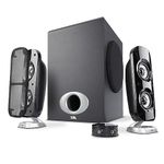 Cyber Acoustics CA-3810 3-Piece Flat Panel Design Subwoofer and Satellite Speaker System