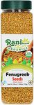 Rani Organic Fenugreek (Methi) Seeds Whole 25oz (1.56lbs) 708g PET Jar, Trigonella Foenum Graecum ~ All Natural | Vegan | Gluten Friendly | Non-GMO | Indian Origin | USDA Certified Organic