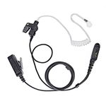 JUYODE Acoustic Tube Walkie Talkie Earpiece for Ailunce HD1 Retevis RT29 RT48 RT47 RT47V RT82 RT83 RT87 RB23 RB46 NR30 TYT2017 for Motorola GP328PLUS EX500 M6 Radio Headset with PTT Mic