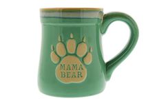 burton+BURTON Mama Bear Ceramic Funny Coffee Mug, Nobody Messes with My Cubs, Large 532mL Mug, Gifts for Mom