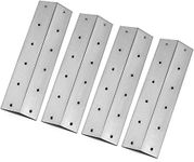 WELL GRILL 4-Pack Stainless Steel Heat Plates BBQ Flavorizer Bar Replacement Parts for Outback Spectrum 3-burner Spares, Spectrum 3-burner Flatbed, Apollo MS-4461, THG3302P, THG3302S, Blooma