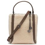 Calvin Klein Women's Astatine Micro Mini Hobo Crossbody, Natural, One Size