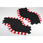 AFX/Racemasters Slot Track Chicane Set L&R AFX70617 HO Slot Racing Track