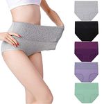 Fulyou Women's Briefs Underwear Tummy Control Cotton Panties High Waist Ladies Soft Stretch Underpants Knickers 10-12