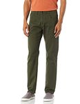 Southpole Men's Stretchable Basic Style of Color Jean Twill Pants, Olive Skinny, 38W x 30L