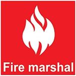 Fire Marshal Helmet Sticker (PACK OF 5) - S3012