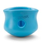 WEST PAW Zogoflex Toppl Interactive Treat Dispensing Dog Puzzle Play Toy, 100% Guaranteed Tough, It Floats!, Made in USA, X-Large Blue