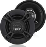 Pyle 2-Way Universal Car Stereo Speakers - 240W 4" Coaxial Loud Pro Audio Car Speaker Universal OEM Quick Replacement Component Speaker Vehicle Door/Side Panel Mount Compatible PL412BK (Pair), Black