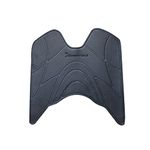 Autoxygen Anti skid Scooter/Scooty Foot Mat Rubber Floor Mat Accessories for Honda Aviator (Black)