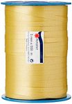 C.E. Pattberg America Gift Curling Ribbon Gold, 546 Yards of balloonribbon for Gift Wrapping, 0.2 inches Width, Accessories for Decoration & Handicrafts, Decoration Ribbon for Presents