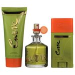 Liz Claiborne Curve Gift Set (Deodorant 1.7 Oz + Cologne Spray 2.5 Oz + Aftershave Balm 3.4 Oz) for Men, 1.7 Fl Oz