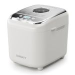 SUMSATY 16-in-1 Bread Machine with Homemade Cycle and Gluten Free Setting, Beginner Friendly 2 Pound, 1 Pound White Bread Machine with Recipes and Delay Timer
