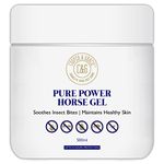 C&G Pets | Pure Power Horse Fly Gel | Repels Biting Insects | Soothes and Hydrates itchy Skin | 8 Hour Sweat Resistant Citronella Formula | Organic And Natural 500ml