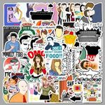 Boenjoy Gifts - Friends Vinyl Stickers 50 Pieces Reusable for Laptop, Mobile Phone, Refrigerator, Notebook, Closet, Waterproof Stickers| Best Return Gifts