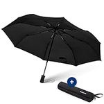 SWISSONA Automatic Windproof Umbrella, light & compact, protection from wind & heavy rain in gift box