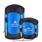 Hikenture Compression Sack for Sleeping Bag, Upgrade 2.0 Anti-Tear Nylon Sleeping Bag Stuff Sack, 10L/14L/20L/30L Water-Resistant Compression Bag, Storage Bag for Camping, Hiking, Backpacking, Outdoo