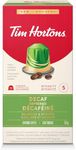 Tim Hortons Decaf Espresso Capsules, Nespresso Original Line Compatible Capsules, 10 Count