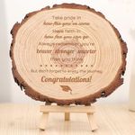 Blumuze Graduation Gifts for Her Him,Wooden Ornaments Sign Graduation Gift 2024, Graduation Presents for Her Daughter Granddaughter Friends