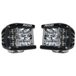 Rigid Industries 262213 D-SS Series Pro, 3 Inch, Spot Beam, LED Light, Pair Universal, 2 Pack