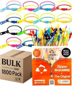 UpBrands Case Pack of 1800 Fidget Zipper Bracelets with Valentine's Day Cards Per Box – Bulk Valentine’s Gifts for Schools, Charities, and Businesses