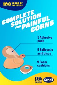 Scholl Corn Removal Kit – Fast-Acting Relief for Corns and Calluses