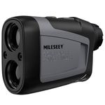 MiLESEEY Golf Range Finder with Slope,1100Yards,±0.5yard Accuracy,Flag Lock with Vibration,Legal for Tournament Play, Scan Measurement for Golfers,Carrying Case, Free Battery