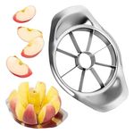 3 in 1 Stainless Steel Apples Corer Peeler Apples Cutter, Stainless Steel Apples Slicer Fruit Cutter Fruit Cutter 8 Blades, Suitable for Apples Pear Orange Tomato Potato Lemon (1 PC)