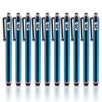 TCD Universal Pack of 10 [Aqua] Premium Thick Stylus Pen Pack [Compatible with All Touch Screen Devices]