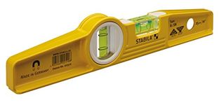 Stabila 25100 10-Inch Die-Cast Rare Earth Magnetic Level, Yellow